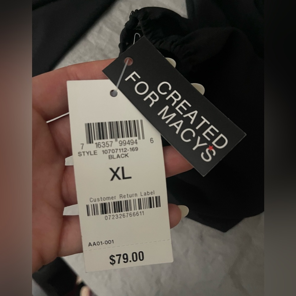 Black cocktail dress, never worn with tags still on